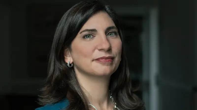 Portrait of Stacey Cunningham, photographed at the New York Stock Exchange in New York, N.Y., July 25, 2018.