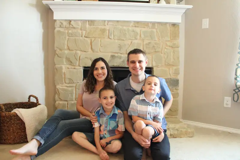 Allison Baggerly and her family
