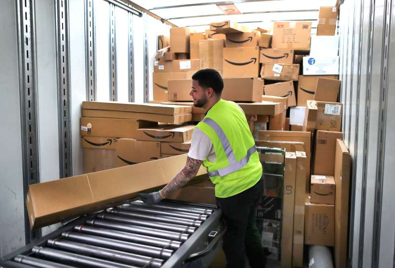 A Look Inside Amazon's Fall River Warehouse