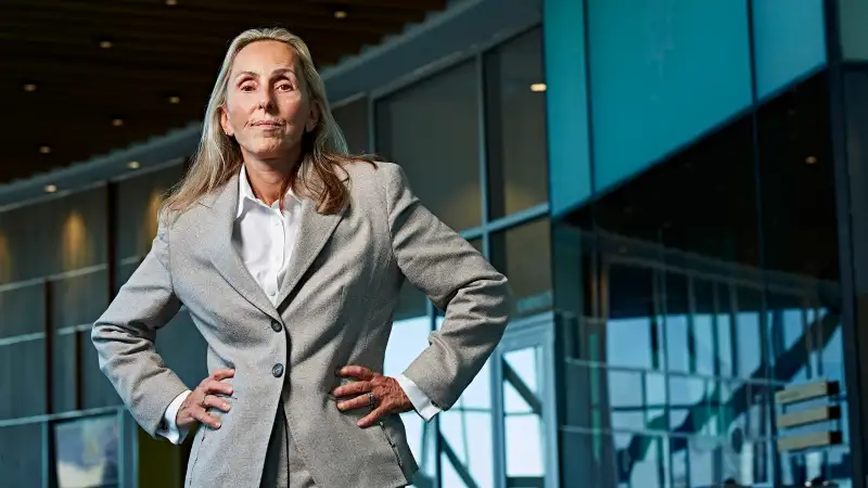 Criminal defense attorney, Paula Canny, photographed on October 29th, 2018 inside the Maple Street Correctional Center in Redwood City, California.