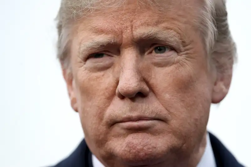 President Trump Departs White House En Route To Mississippi