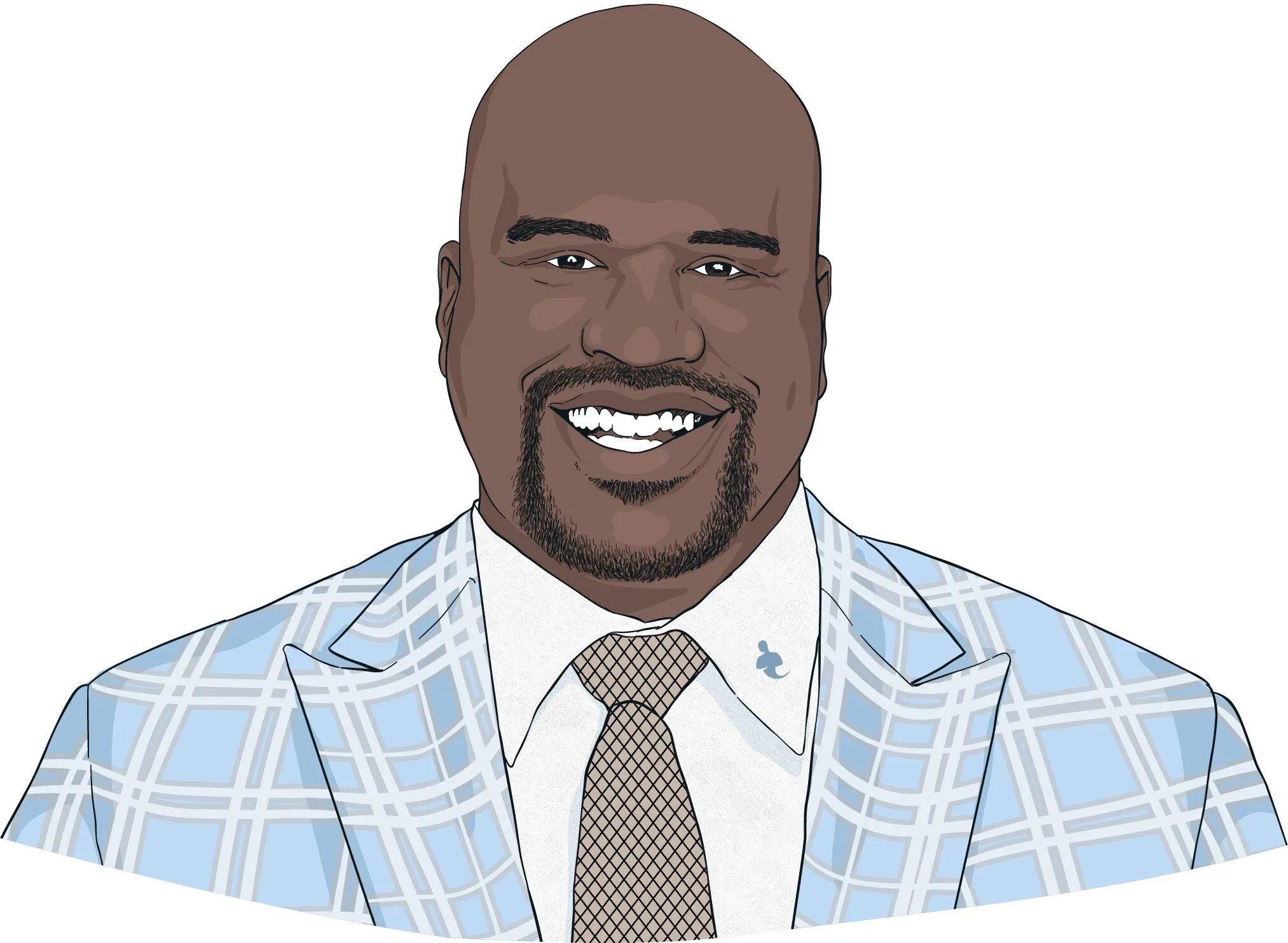 How to draw Shaquille O'neal NBA Players 