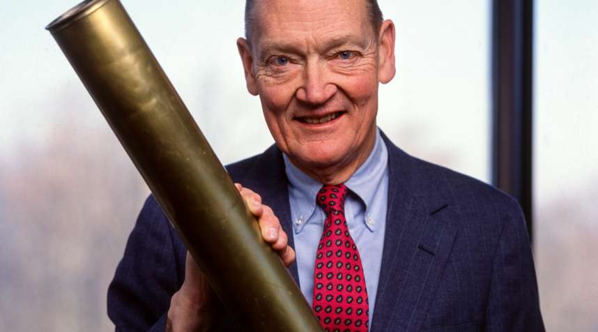 Jack Bogle, the founder and CEO of the Vanguard Company, in 1995.