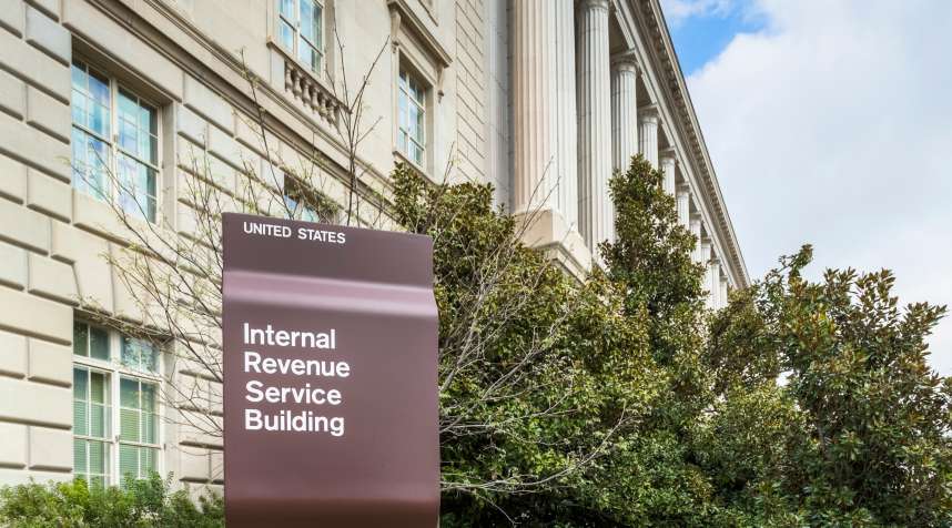 The IRS Building on Constitution Avenue in Washington D.C.