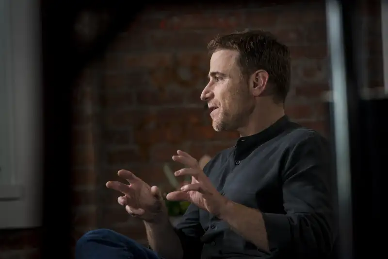 Stewart Butterfield, co-founder and chief executive officer of Slack Technologies Inc., speaks during a Bloomberg Studio 1.0 Television interview in San Francisco, California, on August 3, 2018.