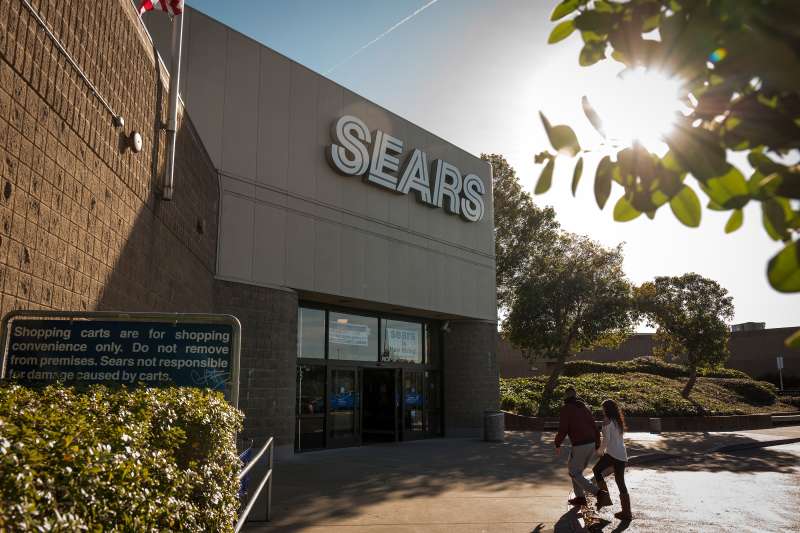 Customers enter a Sears Holdings Corp. store in Richmond, California, on Friday, Dec. 28, 2018.