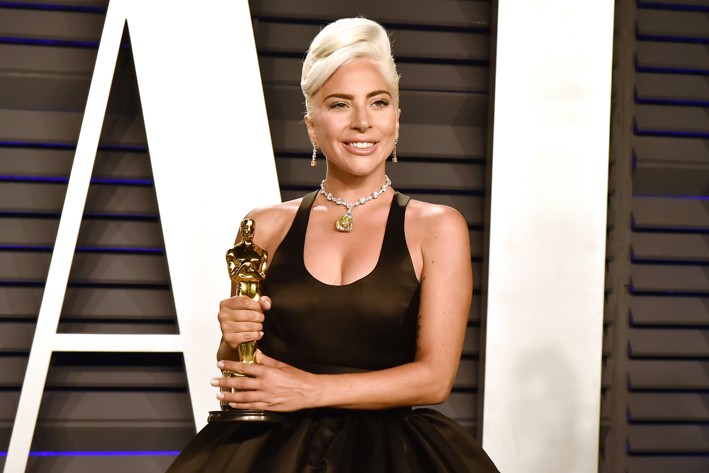 Lady Gaga’s Diamond Oscars Necklace Cost Nearly as Much as the Budget of ‘A Star Is Born’