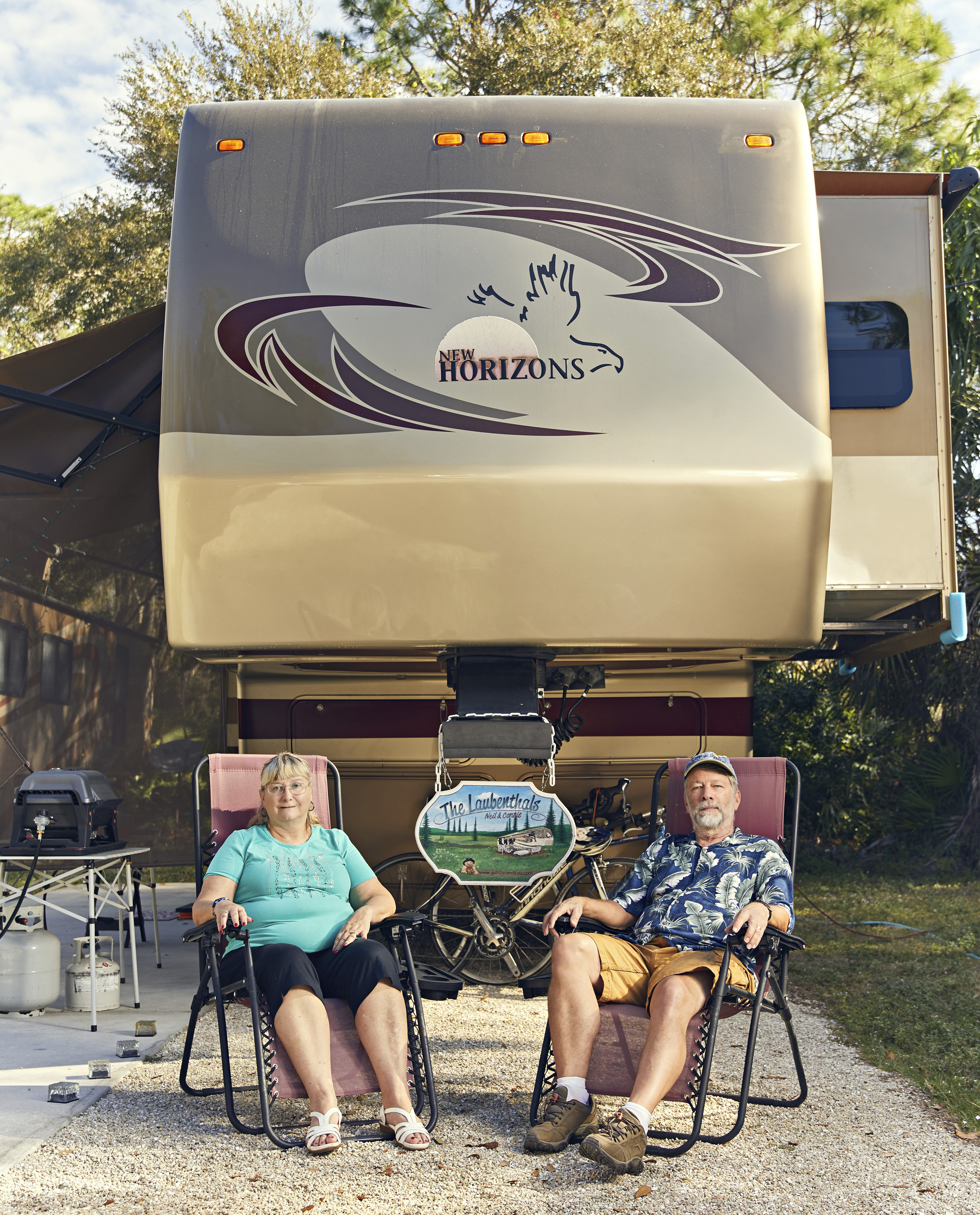 Neil and Connie Laubenthal like to spend many months at the Seminole Campground in North Fort Myers, Fla.