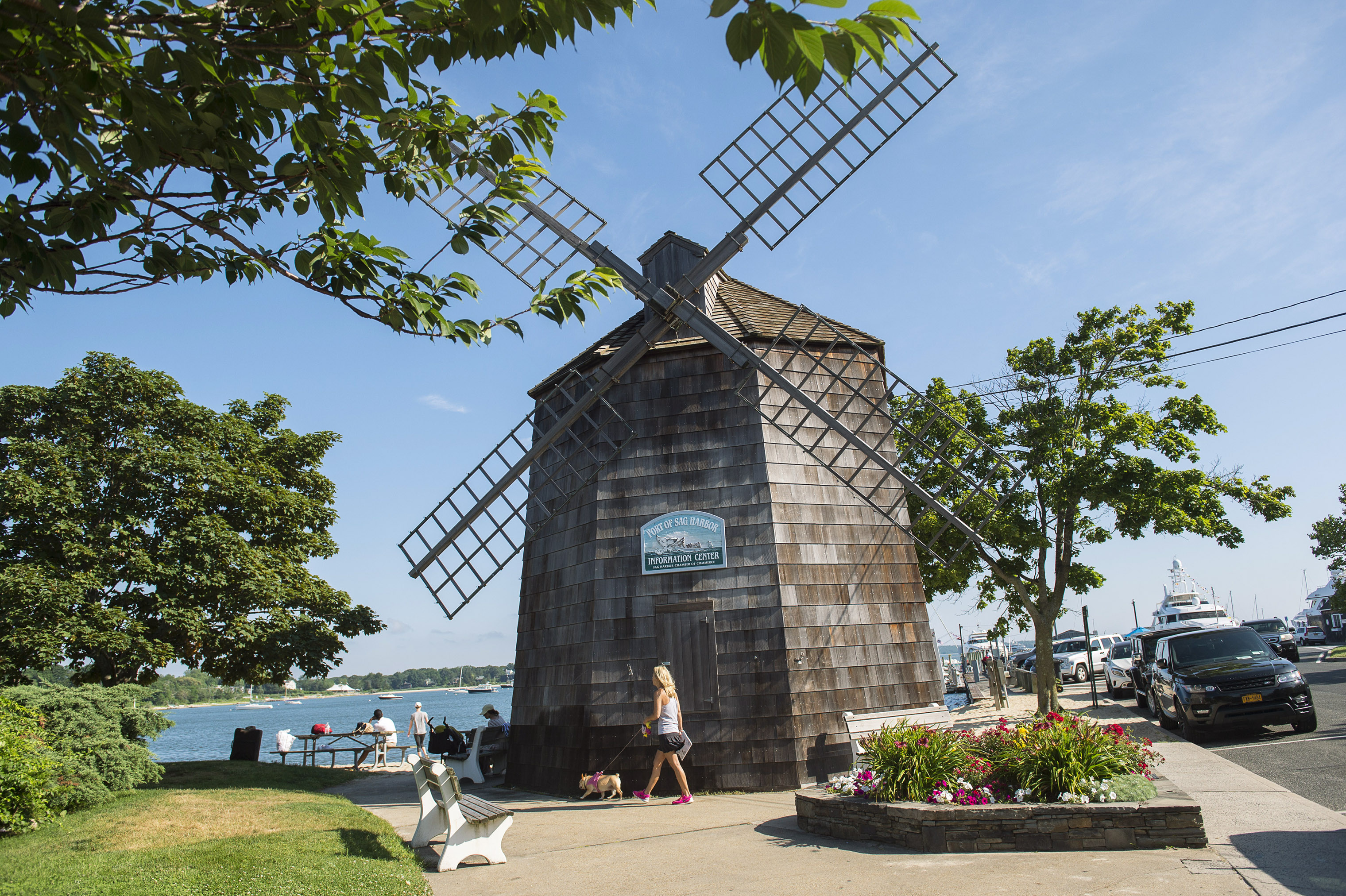 Village history is everywhere, from mom-and-pop shops to the windmill near Main Street.