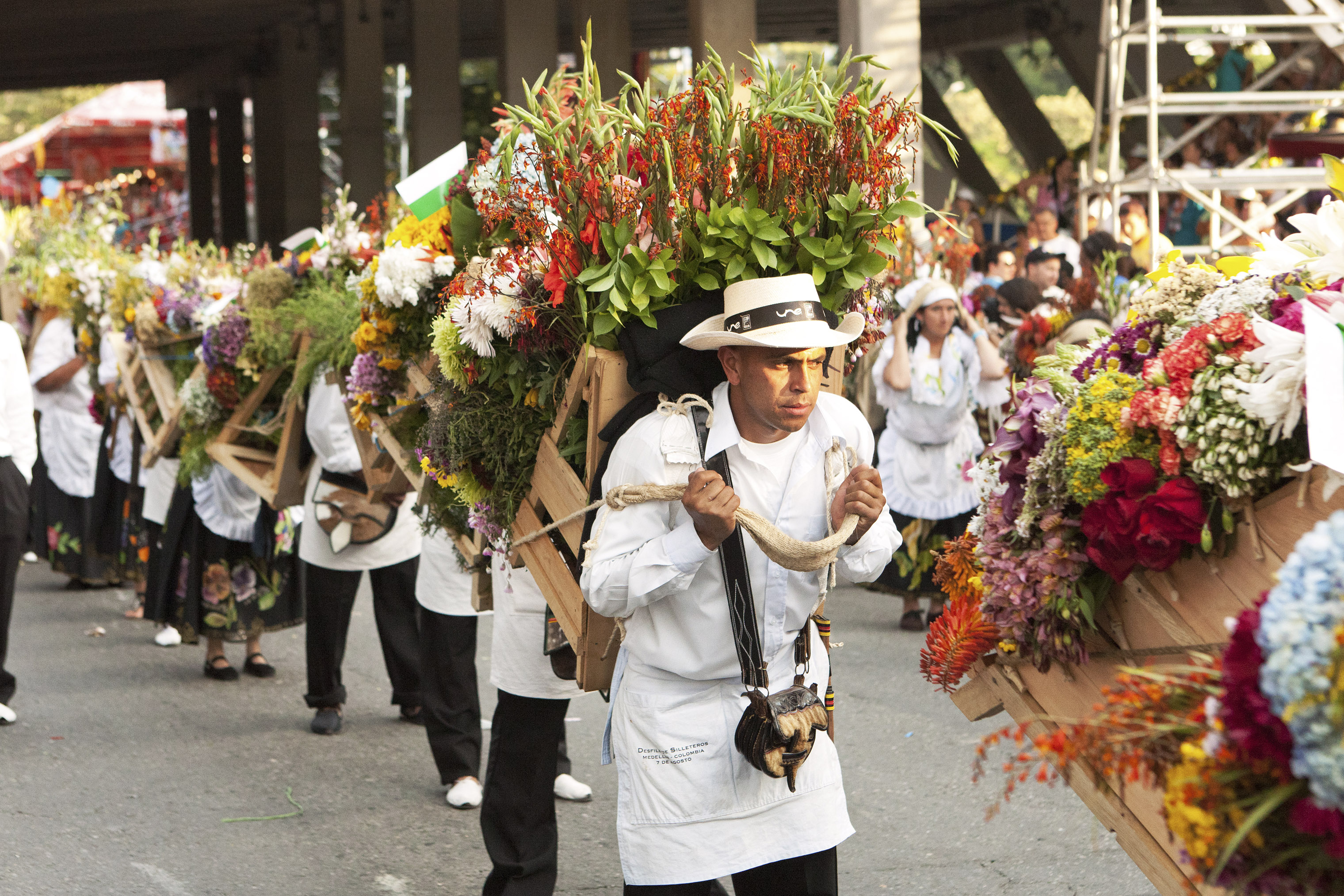 The Festival of the Flowers takes place each August in MedelliÌn