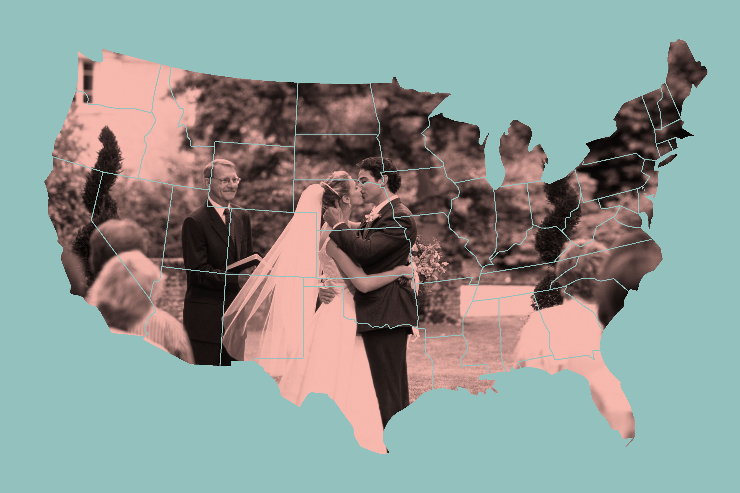 This Map Shows the Cheapest Places to Get Married in the U.S.
