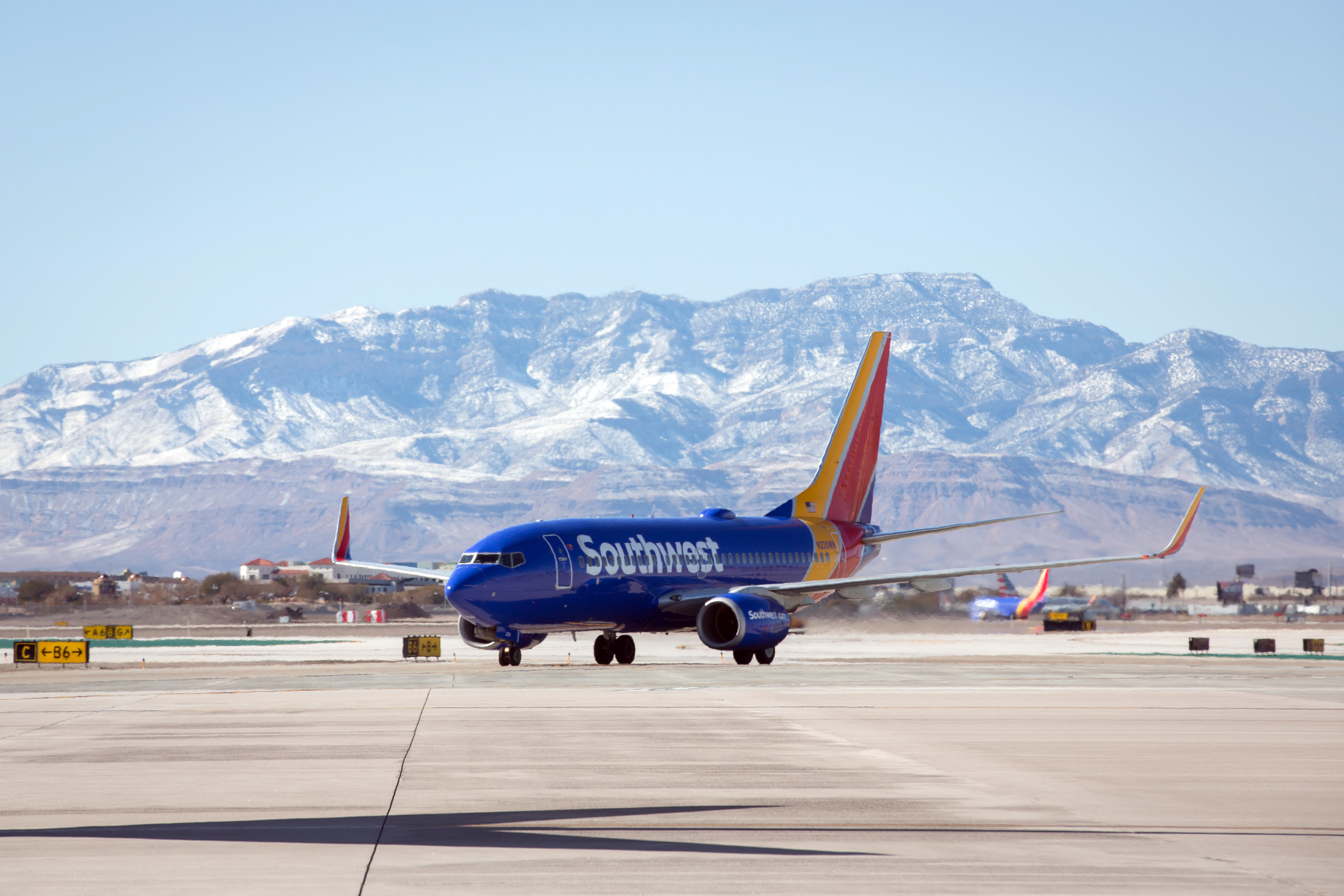 Southwest Airlines operations in Las Vegas.// Stephen M. Keller, 2019
