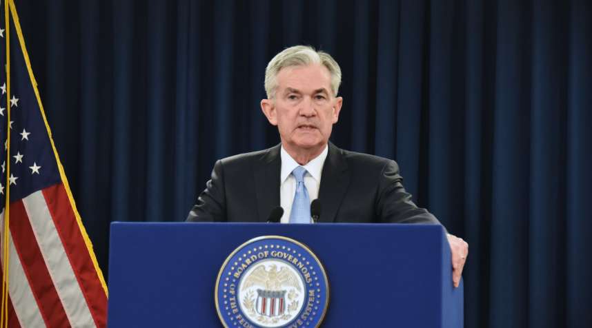 Chairman of the U.S. Federal Reserve Jerome Powell speaks during a news conference on March 20, 2019 in Washington, DC. Jerome Powell said the Fed will not raise interest rates this quarter as was previously expected.