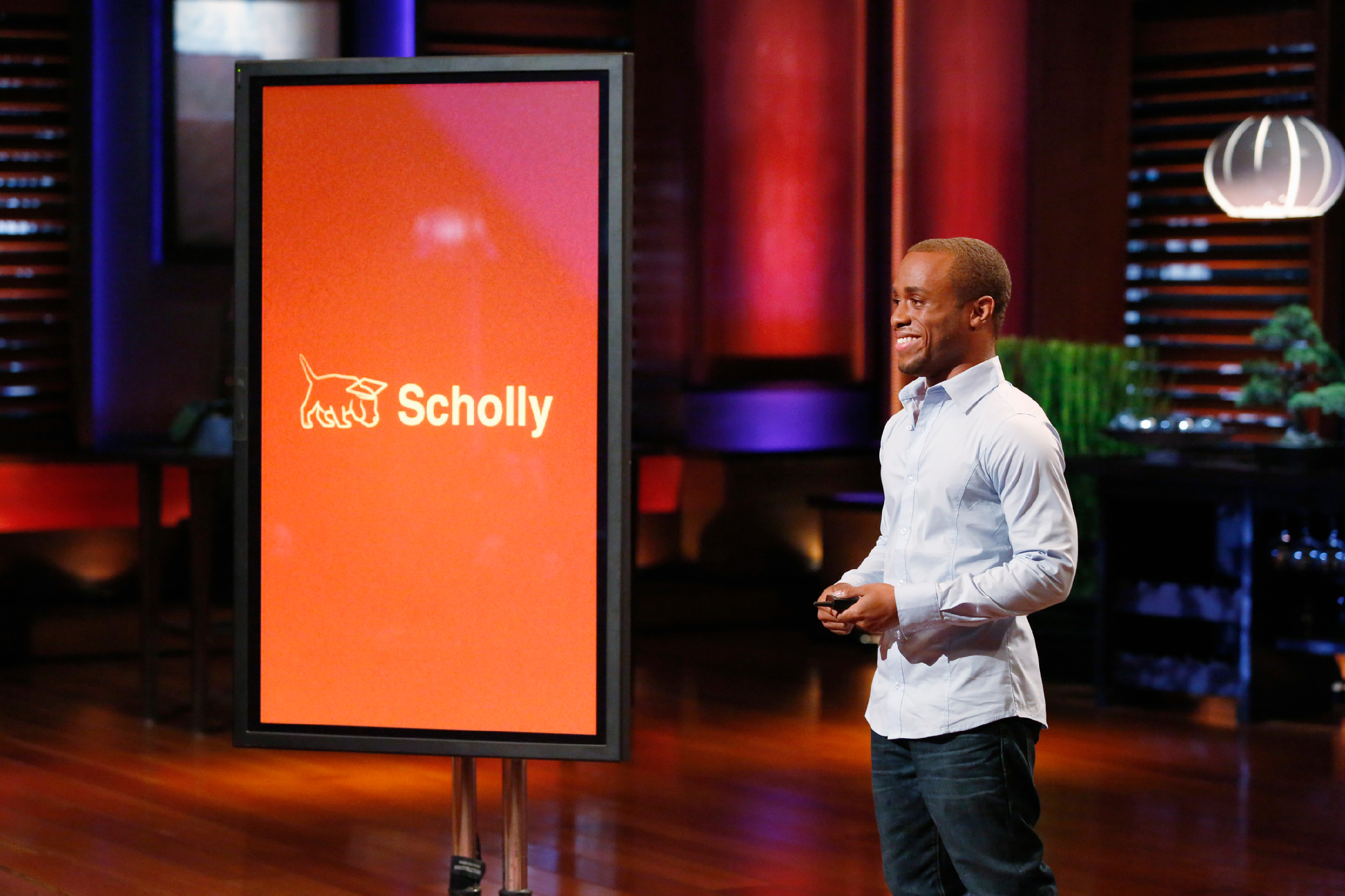 Gray pitched Scholly on ABC's  Shark Tank —and landed $40,000 in funding.
