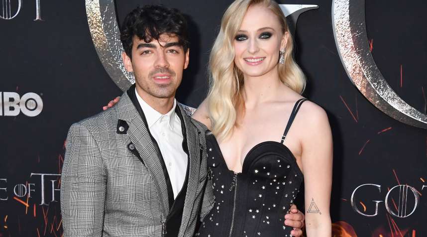 Joe Jonas and Sophie Turner attend the  Game Of Thrones  Season 8 NY Premiere on April 3, 2019 in New York City.