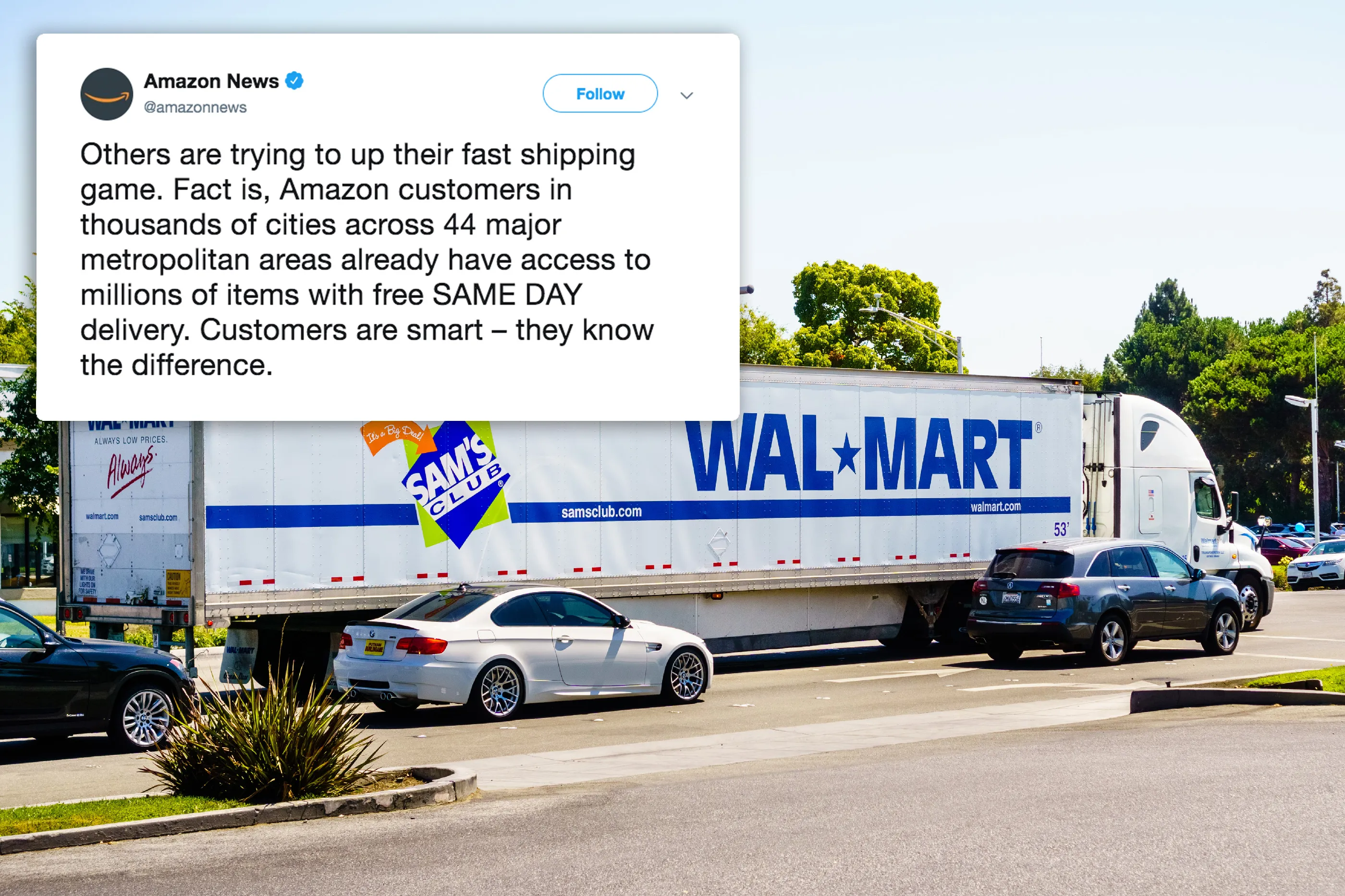 Amazon and Walmart Are Duking It Out Over Fast Free Shipping. Here's Who Truly Has the Best Deal