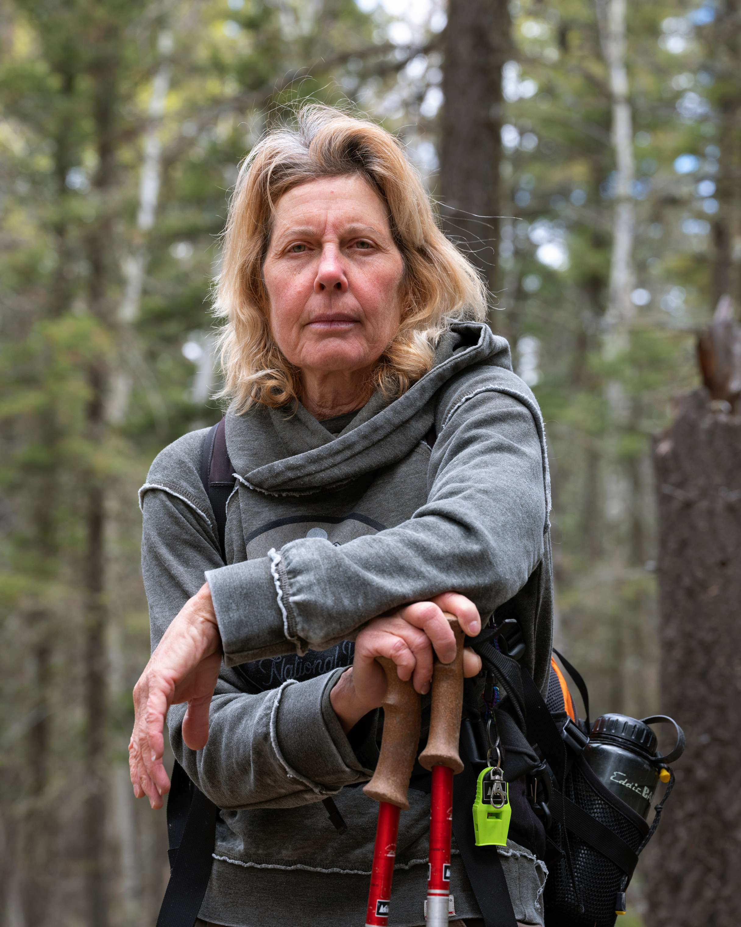 Cynthia Meachum in the Pecos Wilderness, May 28, 2019.