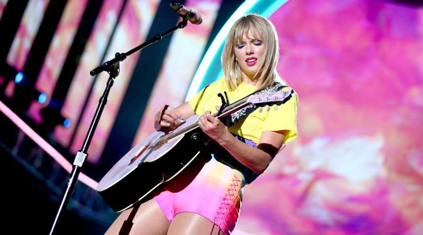 Taylor Swift performs onstage at Dignity Health Sports Park on June 01, 2019 in Carson, California.