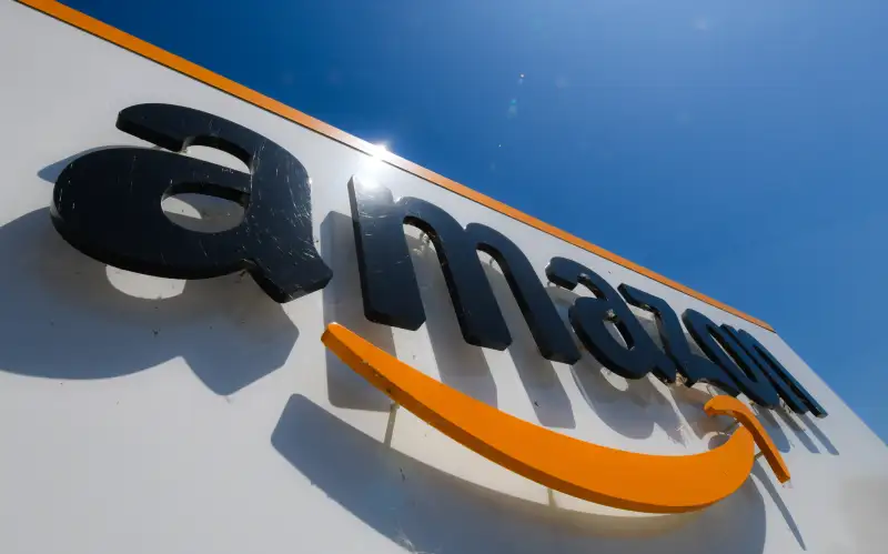 FRANCE-US-ECONOMY-RETAIL-INTERNET-COMPANY-AMAZON-LOGO