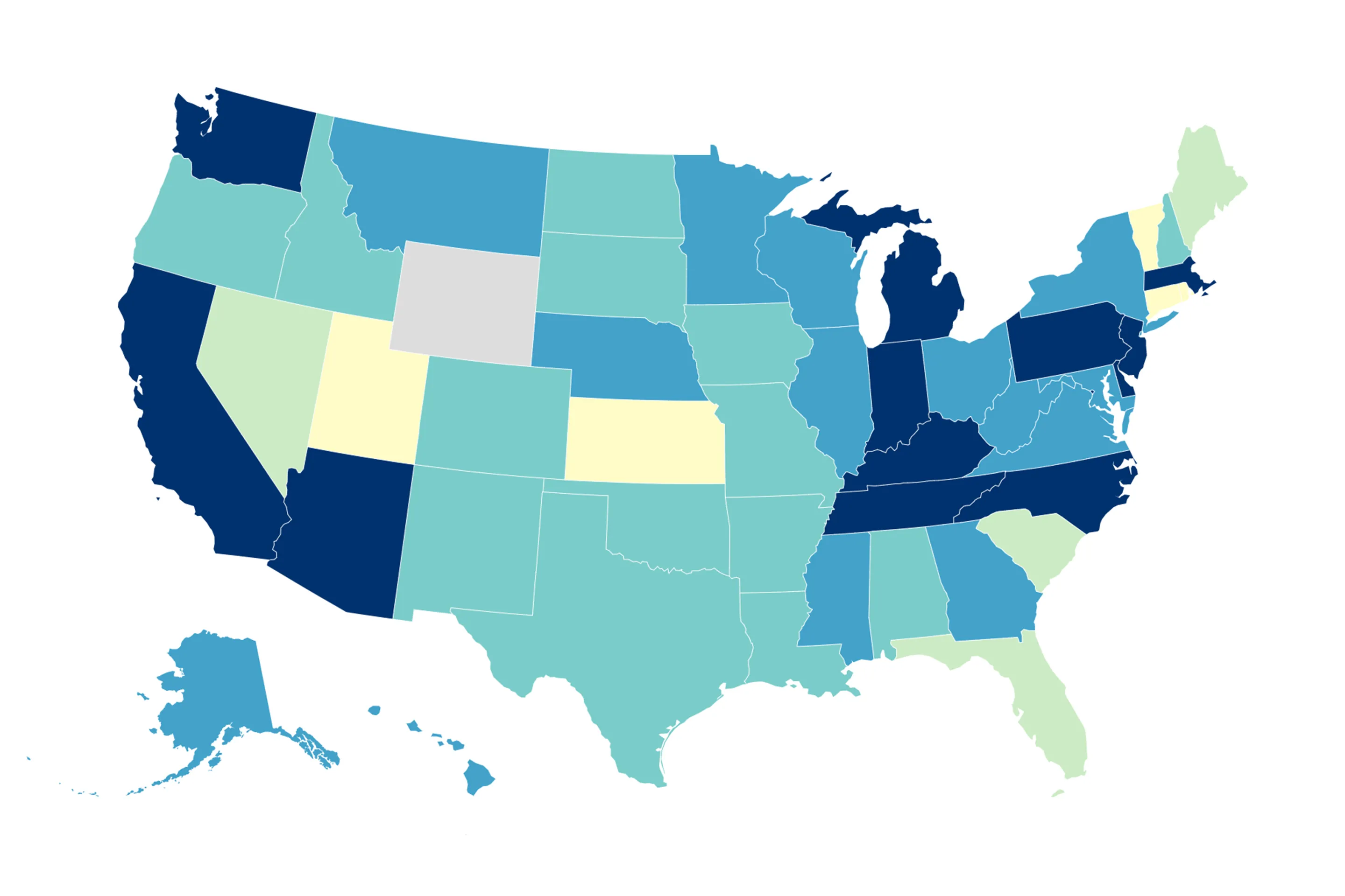 This Map Shows the Highest-Paying Company in Every State Right Now