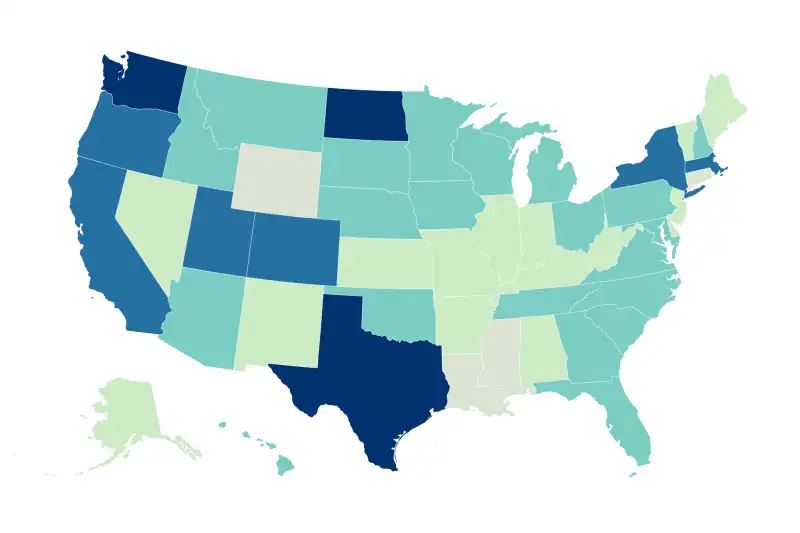 This Map Shows U.S. GDP Growth by State Money