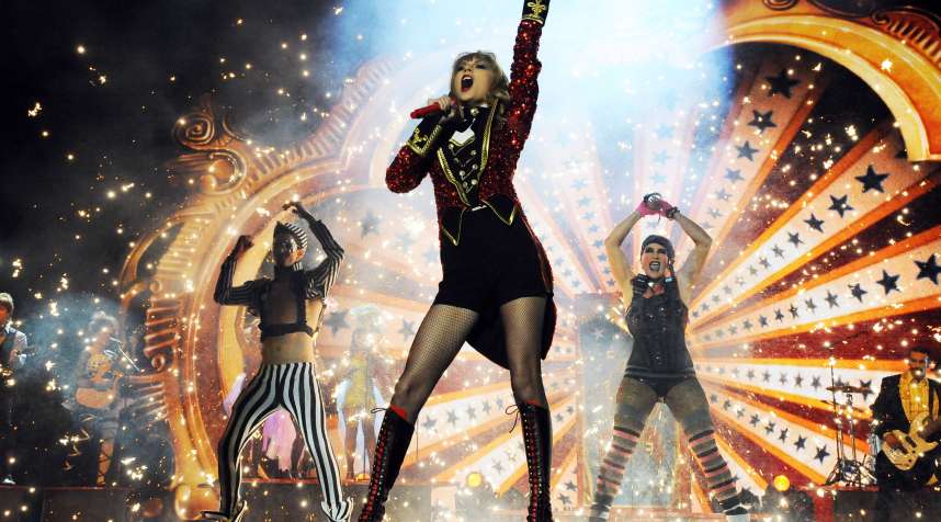 Taylor Swift will perform on stage to open the 2019 MTV VMAs, and she has a total of 10 awards nominations this year. Above, the music icon performs during the MTV EMAs 2012 in Germany.