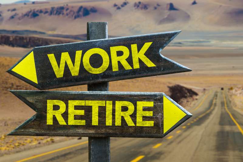 Work vs Retire crossroad