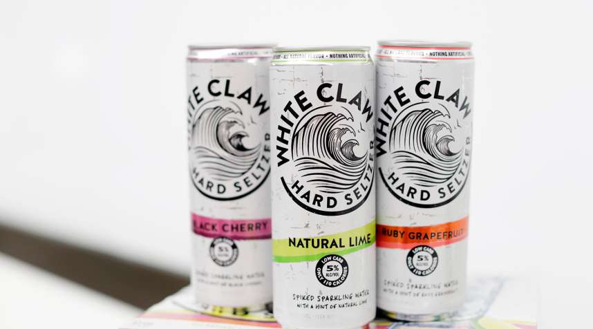 A variety of White Claw Hard Seltzers