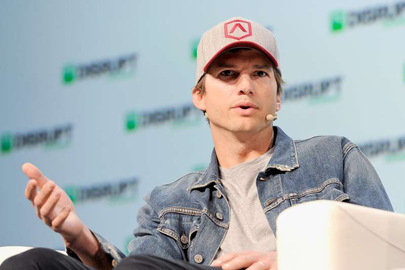 SAN FRANCISCO, CA - SEPTEMBER 05:  Sound Ventures Founder Ashton Kutcher speaks onstage during Day 1 of TechCrunch Disrupt SF 2018 at Moscone Center on September 5, 2018 in San Francisco, California.  (Photo by Steve Jennings/Getty Images for TechCrunch)