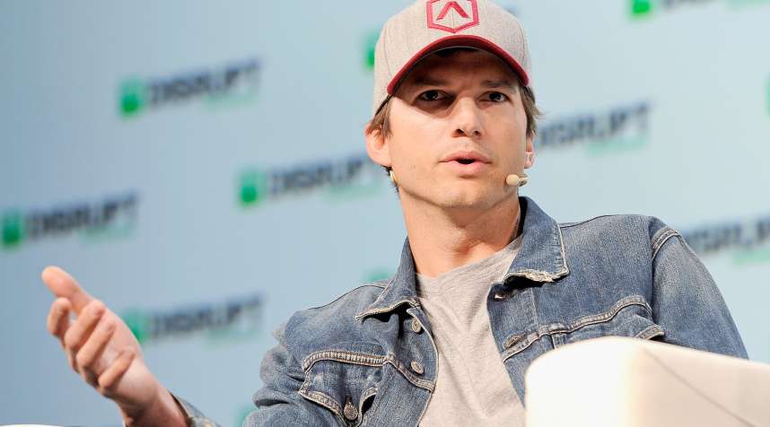SAN FRANCISCO, CA - SEPTEMBER 05:  Sound Ventures Founder Ashton Kutcher speaks onstage during Day 1 of TechCrunch Disrupt SF 2018 at Moscone Center on September 5, 2018 in San Francisco, California.  (Photo by Steve Jennings/Getty Images for TechCrunch)