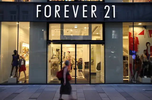 Forever 21 store and parking garage on Newbury Street, Thursday