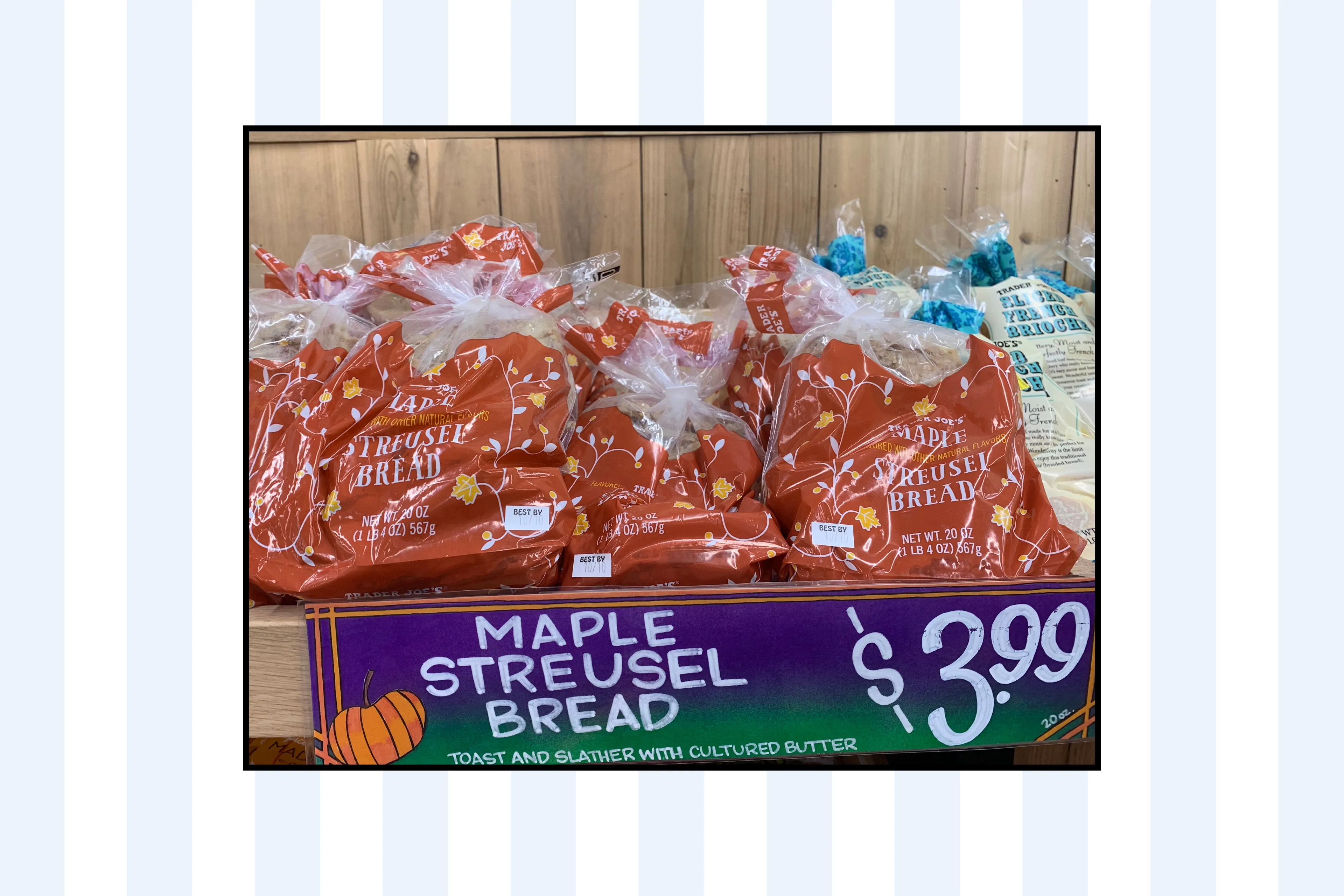 Trader Joe's Maple Streusel Bread 2024 - Edy Marlie