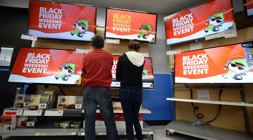 Walmart during a Black Friday sale.