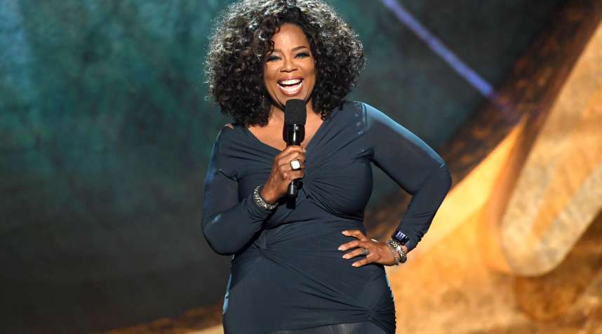 Oprah Winfrey onstage at Q85: A Musical Celebration for Quincy Jones at the Microsoft Theatre on September 25, 2018 in Los Angeles.