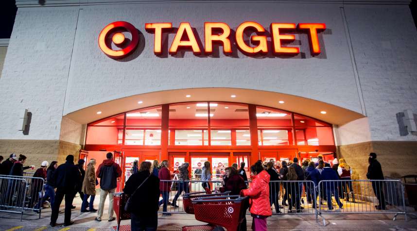 A Target store on Black Friday