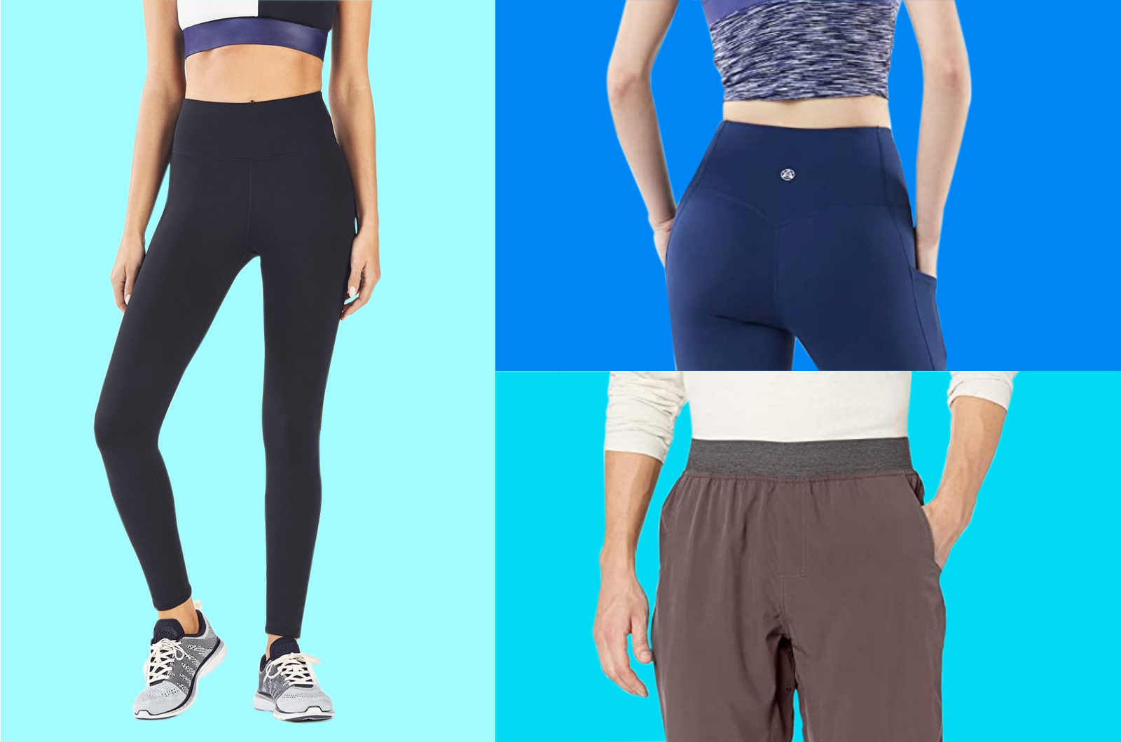TSLA Yoga Pants Leggings High-Waisted Workout Clothes Women Tummy Control  Pocket