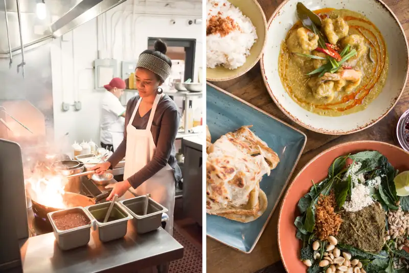 Teni East Kitchen, a Burmese restaurant in Oakland, California.