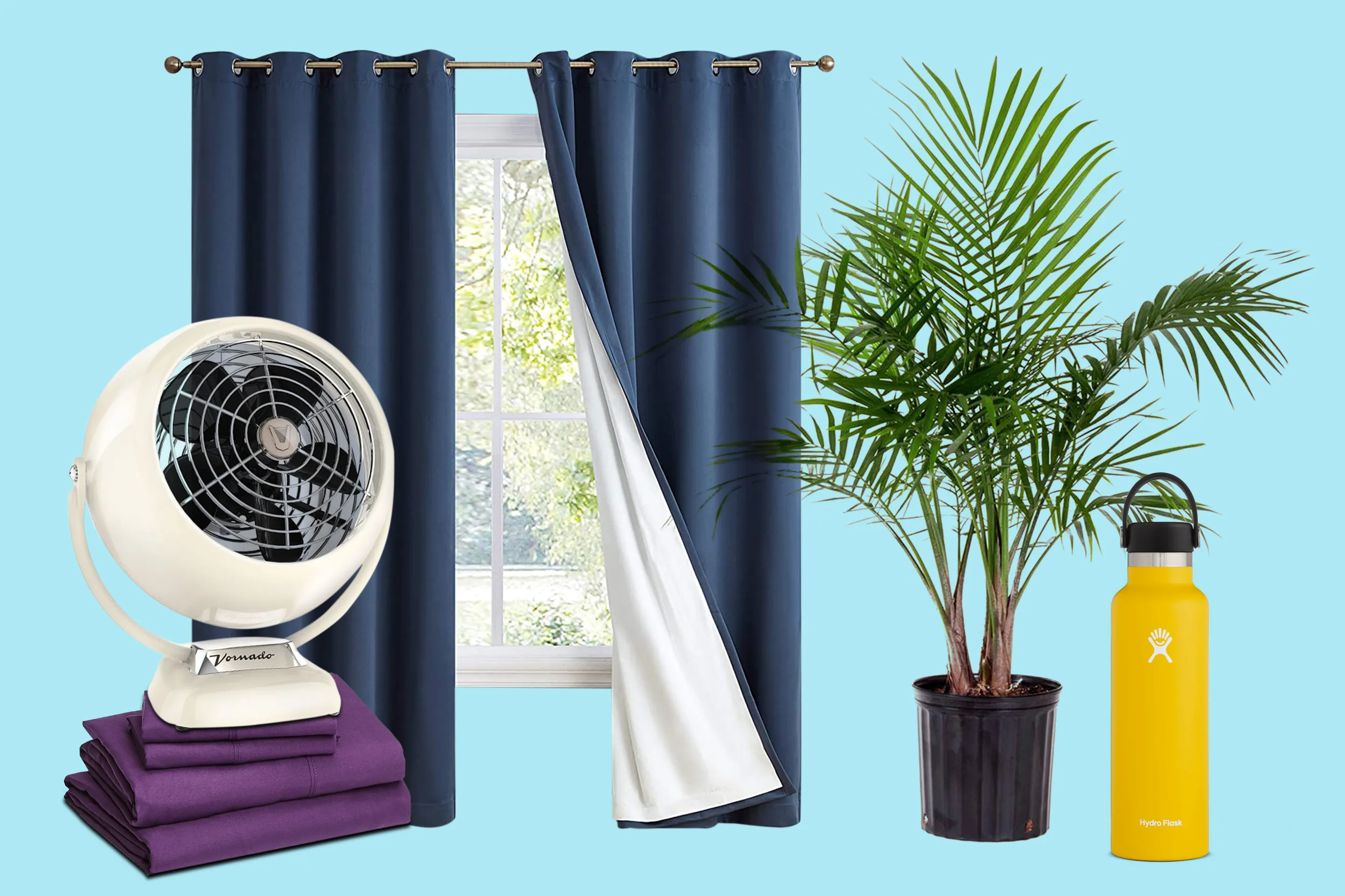 How to Keep Your Bedroom Cool (and Cute!) During the Summer Without Cranking the A/C