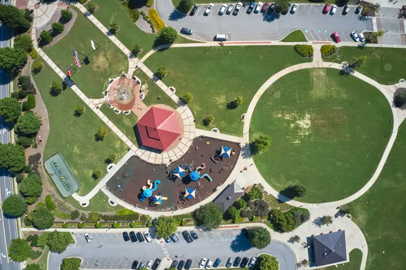 Towne Center Park in Evans, Georgia