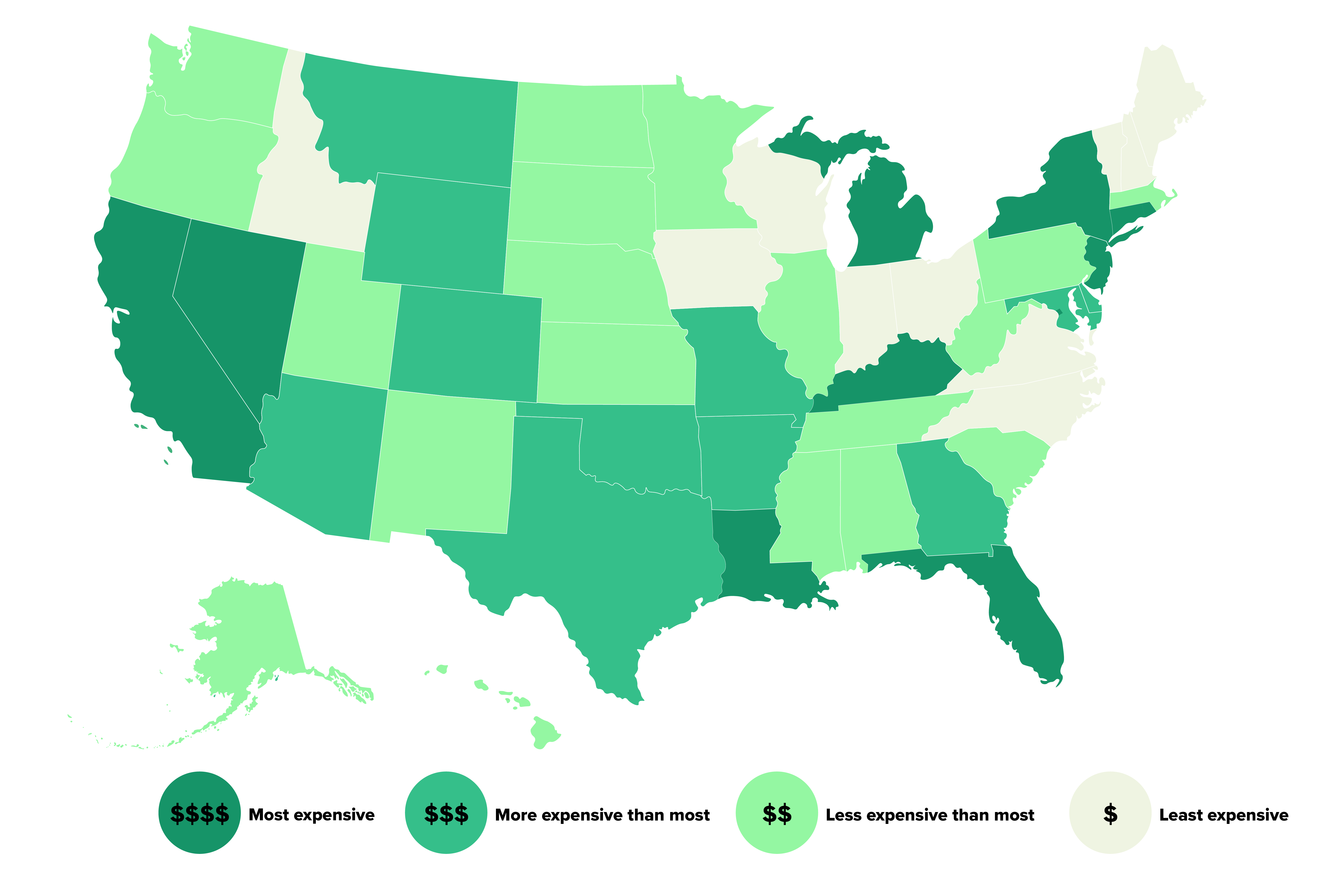 10 Cheapest States for Car Insurance - Experian