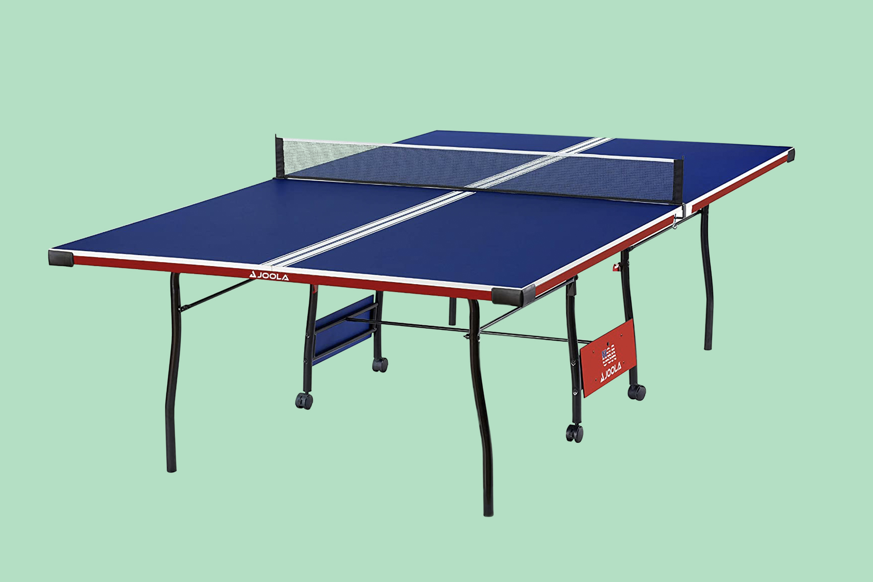 MD Sports Official Size 2-piece Table Tennis Table with Table Cover