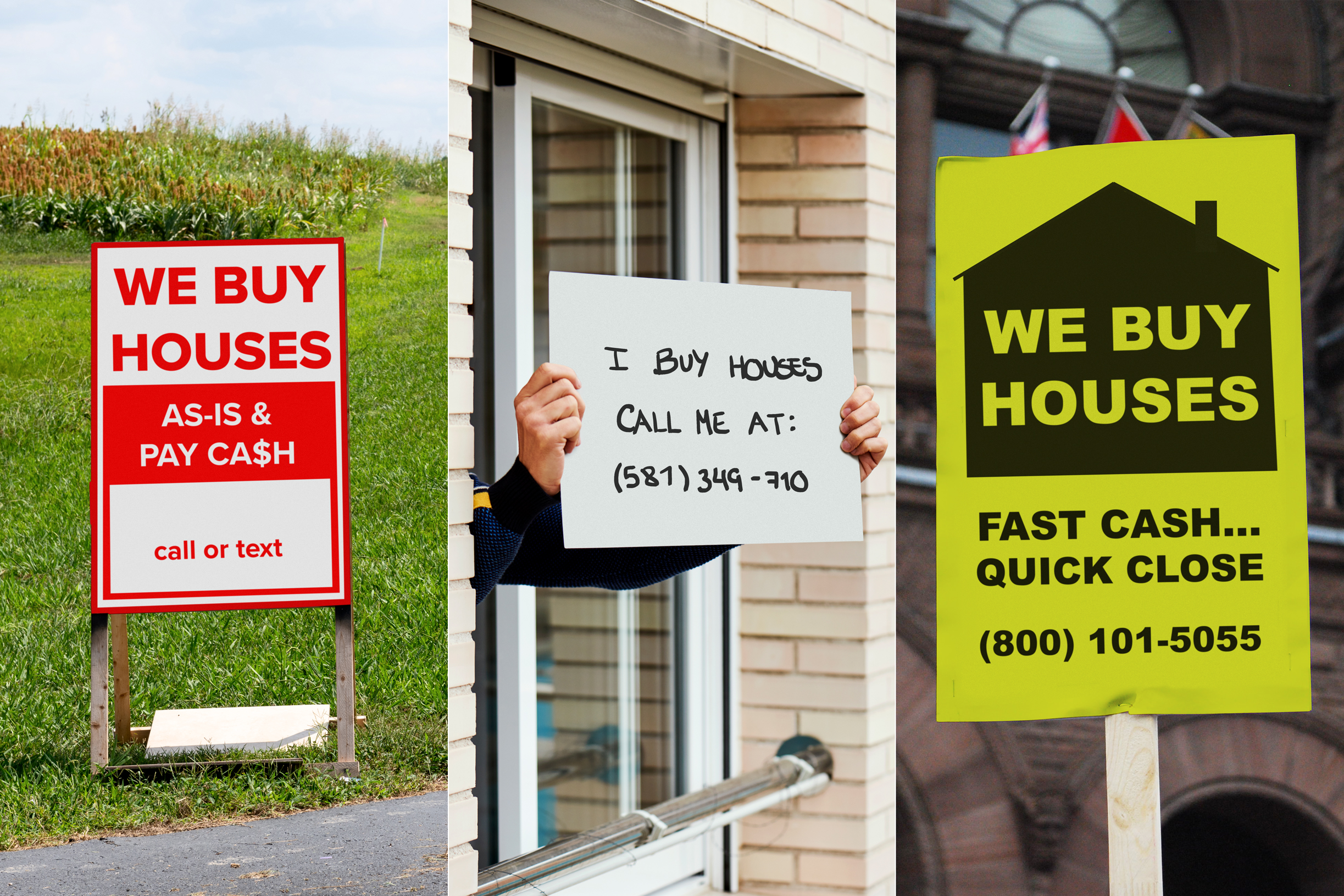 What's the Deal With All Those Shady 'We Buy Houses' Signs?