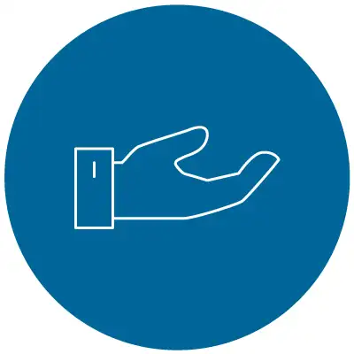Icon of Outstretched Hand