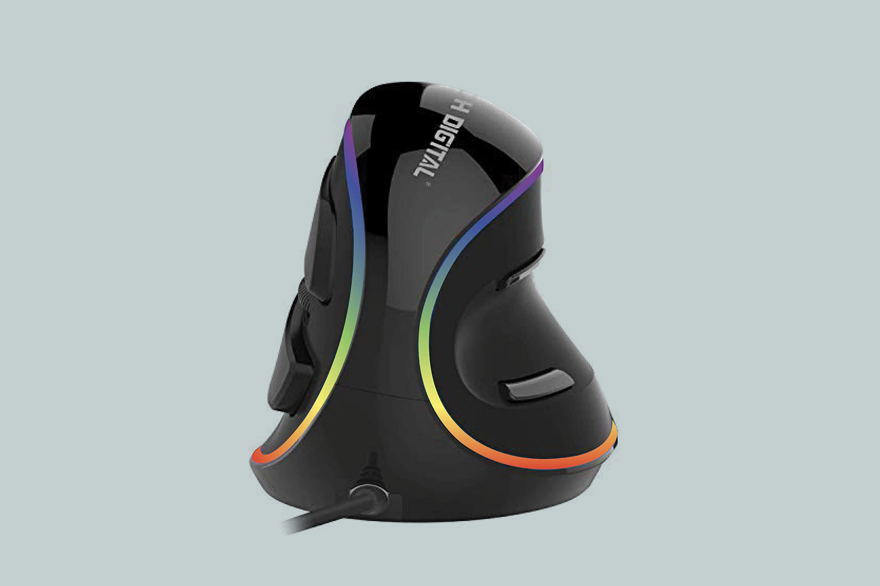 J-Tech Digital Vertical Ergonomic Mouse Wired with Chroma RGB Color LED
