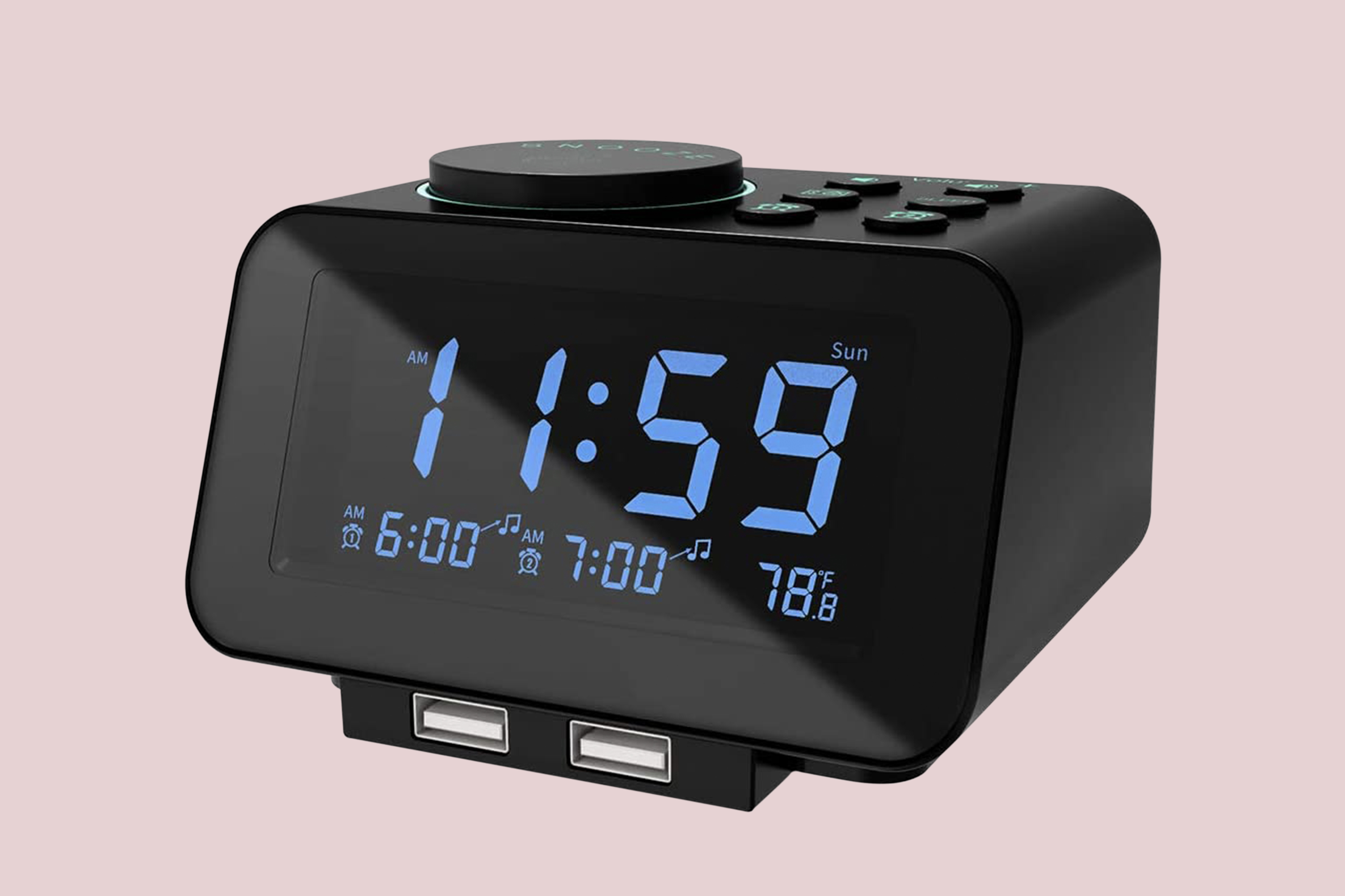 USCCE Digital Alarm Clock Radio