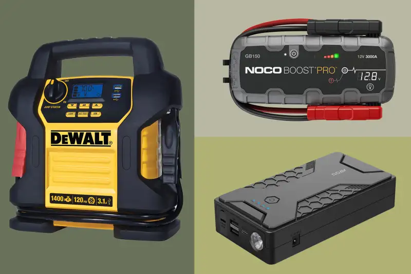 DEWALT 1600 Peak Amp Jump Starter with Digital Compressor and USB