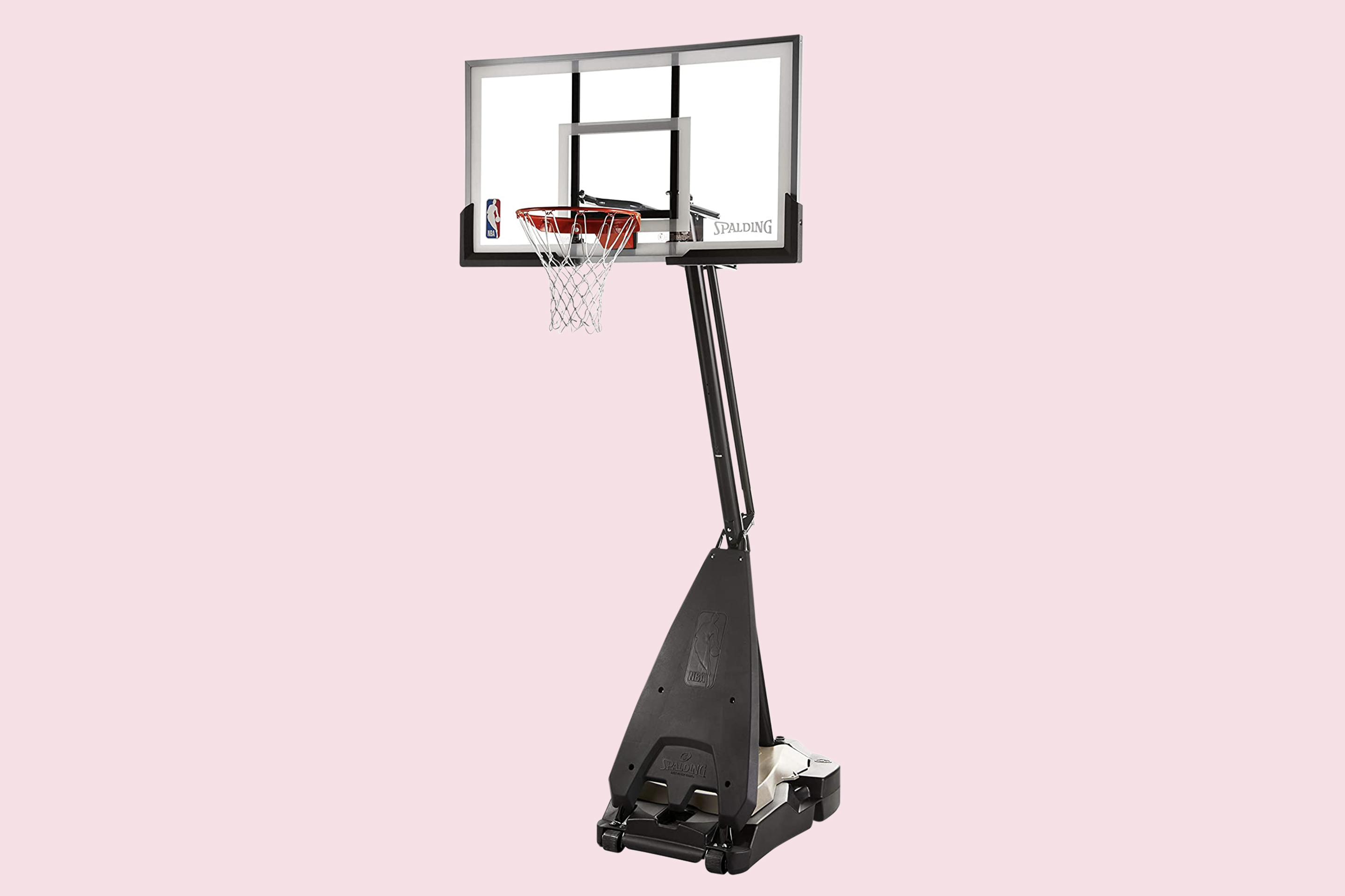 Spalding NBA Hybrid Portable Basketball Hoop System