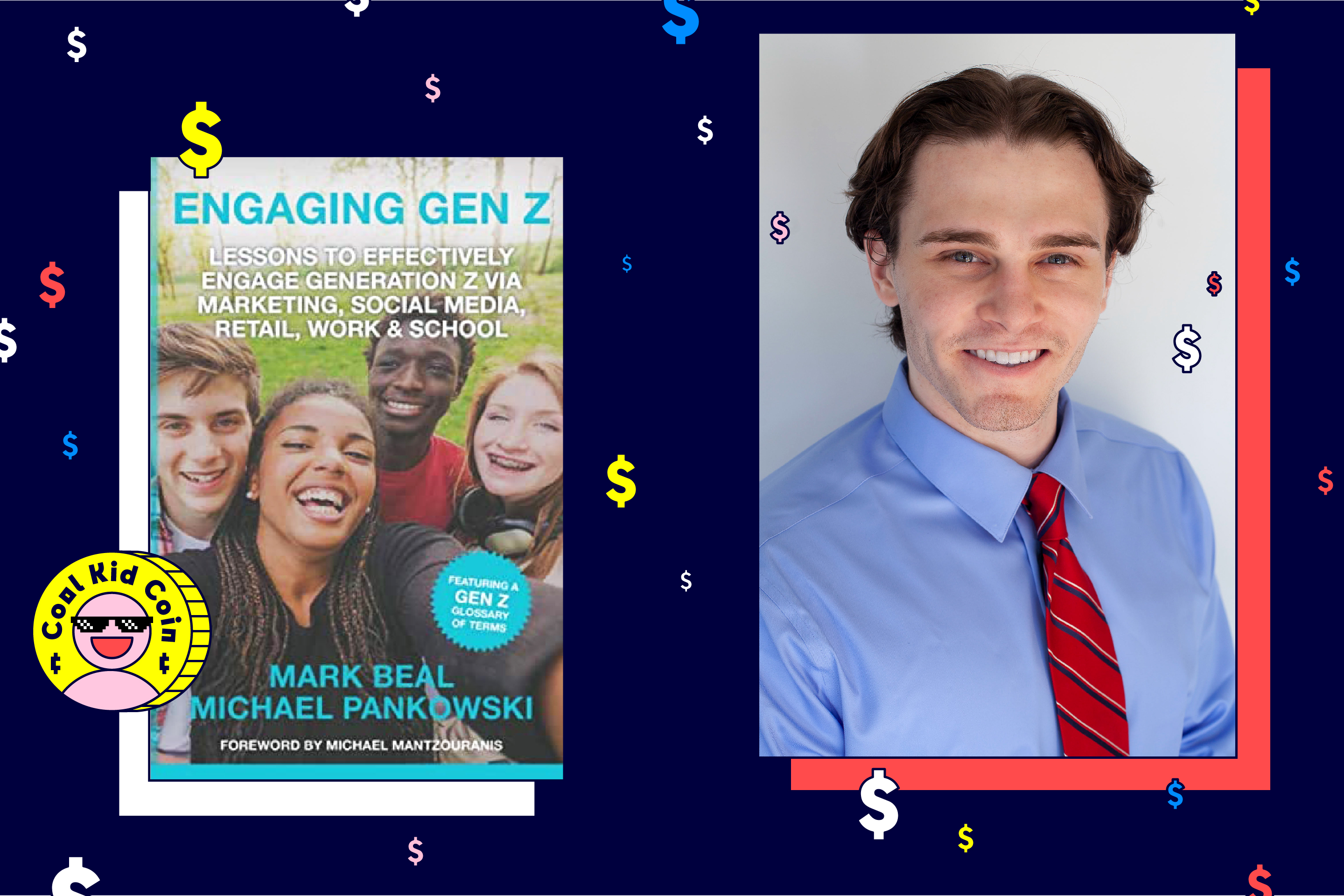 Portrait of Michael Pankowski along with Engaging Gen Z Book Cover