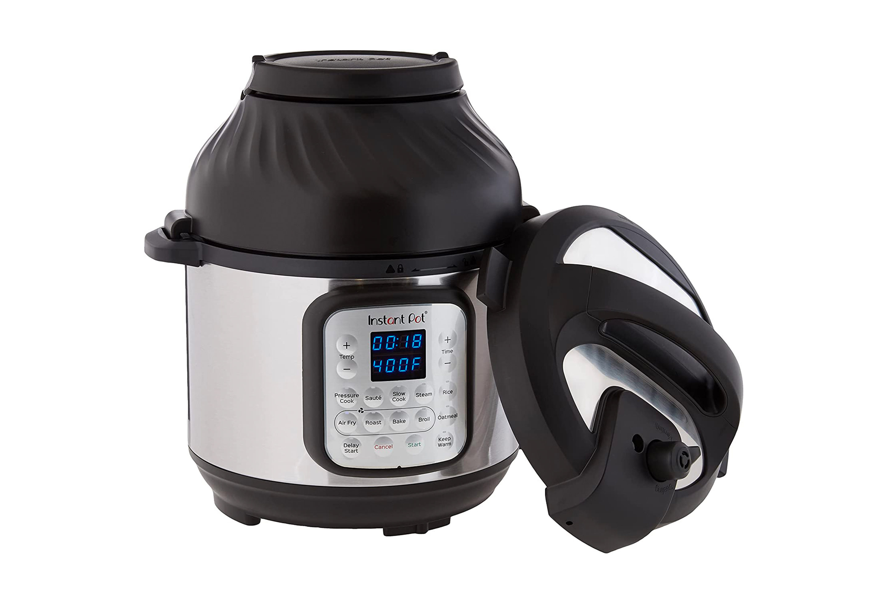 Instant Pot Crisp 9-in-1 Electric Pressure Cooker with Air-Fryer Lid