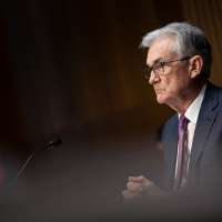 Federal Reserve Board Chairman Jerome Powell at a hearing